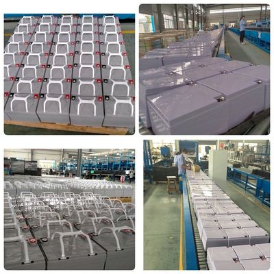 Valve regulated sealed lead acid battery 12V 200Ah, deep cycle lead acid battery for solar