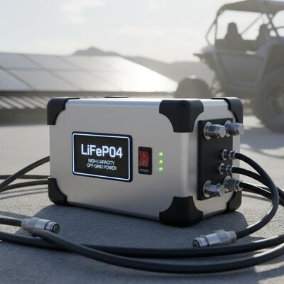 Durable High Capacity LiFePO4 Battery Pack Perfect for Off Grid Power Systems Electric Vehicles and Solar Energy Storage