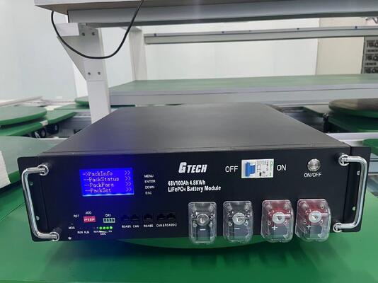 51.2V 100Ah 5kWh ラックマウント型LiFePO4バッテリーパック 家庭用オフグリッドソーラーホームエネルギー貯蔵バッテリー 内蔵スマートBMS