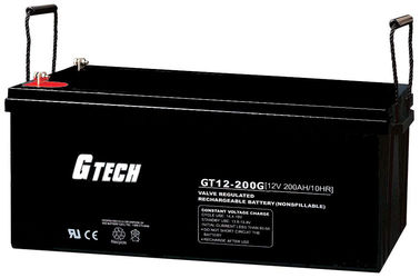 弁は密封された鉛酸蓄電池12V 200Ahの太陽のための深い周期の鉛酸蓄電池を調整した