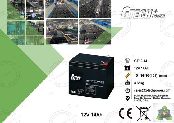 密封される手入れ不要は鉛酸蓄電池12v 14ahをのための持ち上げるシステムを